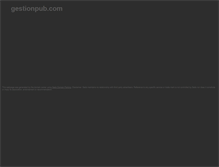 Tablet Screenshot of gestionpub.com